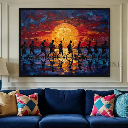 The Long Journey - Hand Painting