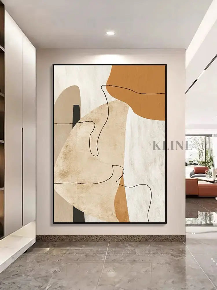 The Metamorphosis 2 - Hand Painting Art mural de salon
