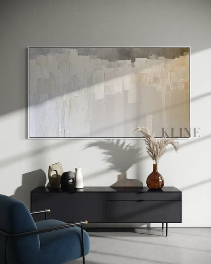 The Minimalist Textured Abstract - Hand Painting