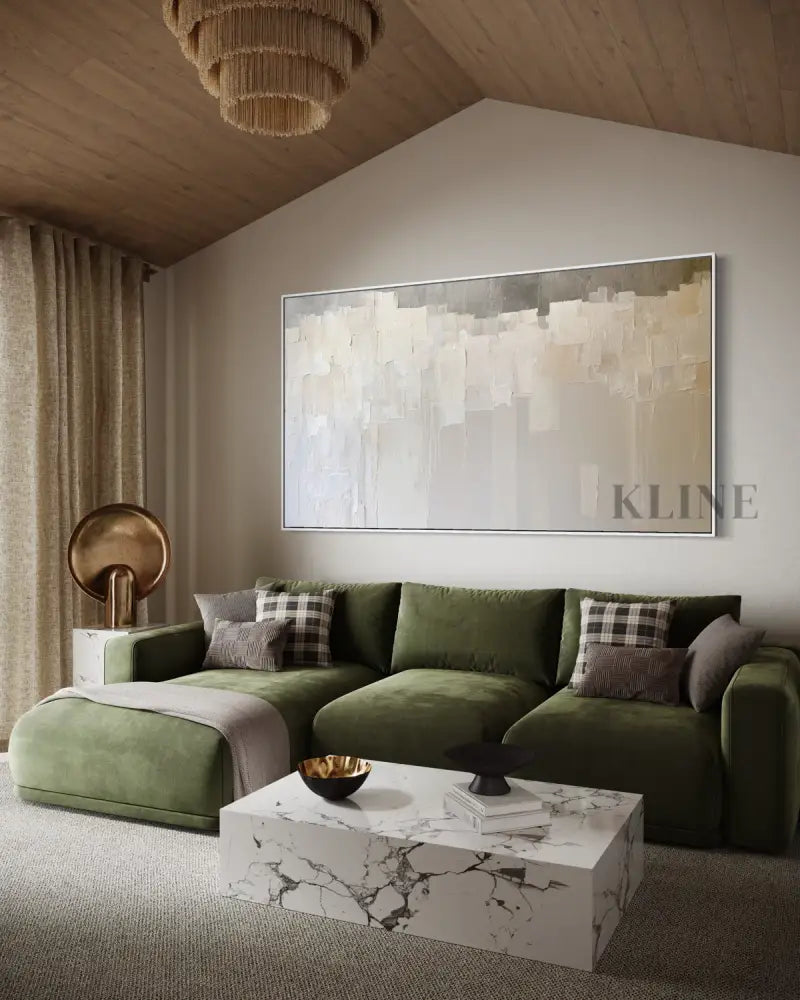 The Minimalist Textured Abstract - Hand Painting