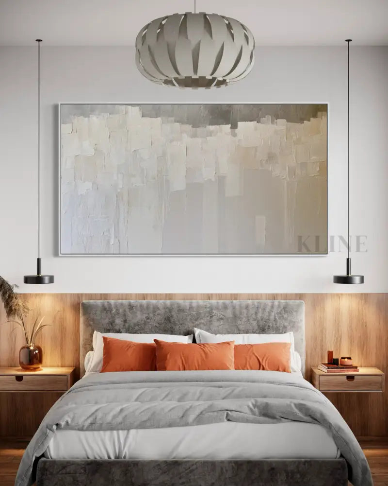 The Minimalist Textured Abstract - Hand Painting