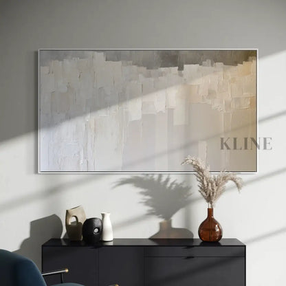 The Minimalist Textured Abstract - Hand Painting