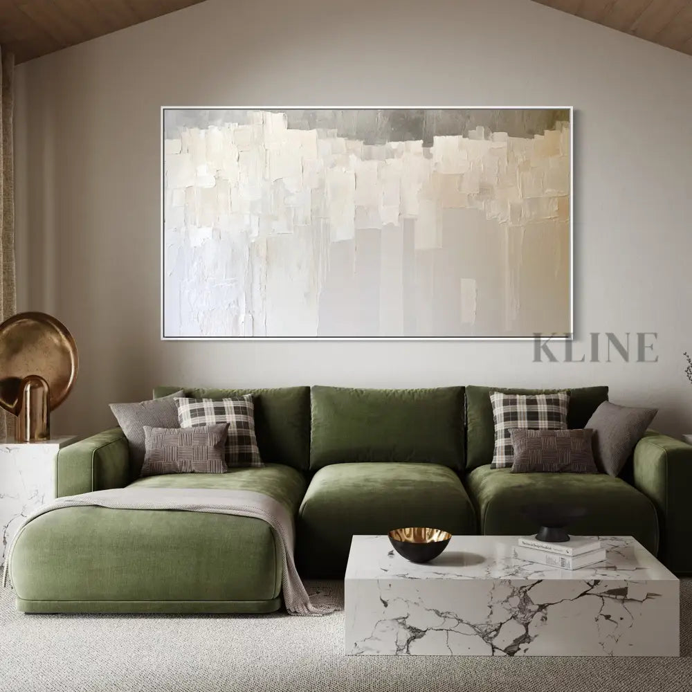 The Minimalist Textured Abstract - Hand Painting