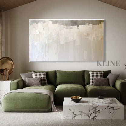 The Minimalist Textured Abstract - Hand Painting