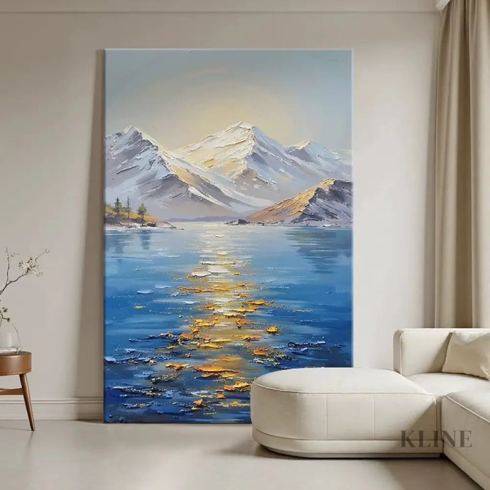 The Morning Holds Its Breath - Hand Painting