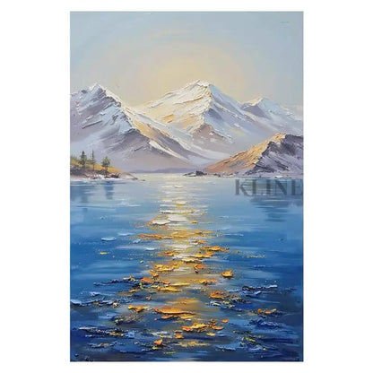 The Morning Holds Its Breath - Hand Painting