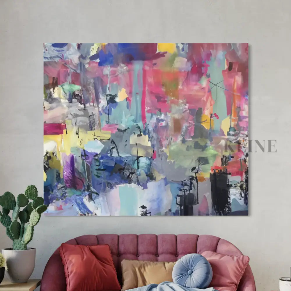 The Noise Between Thoughts - Hand Painting