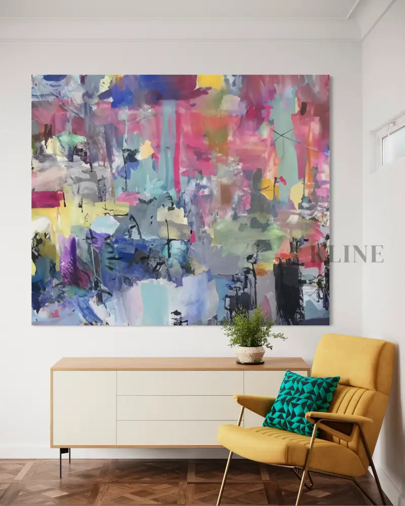 The Noise Between Thoughts - Hand Painting John Rey U.