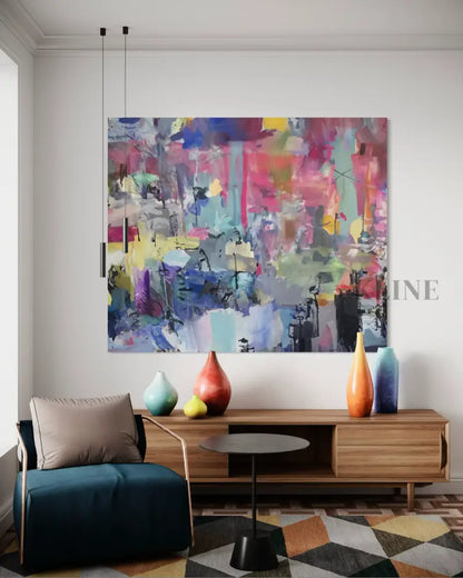 The Noise Between Thoughts - Hand Painting