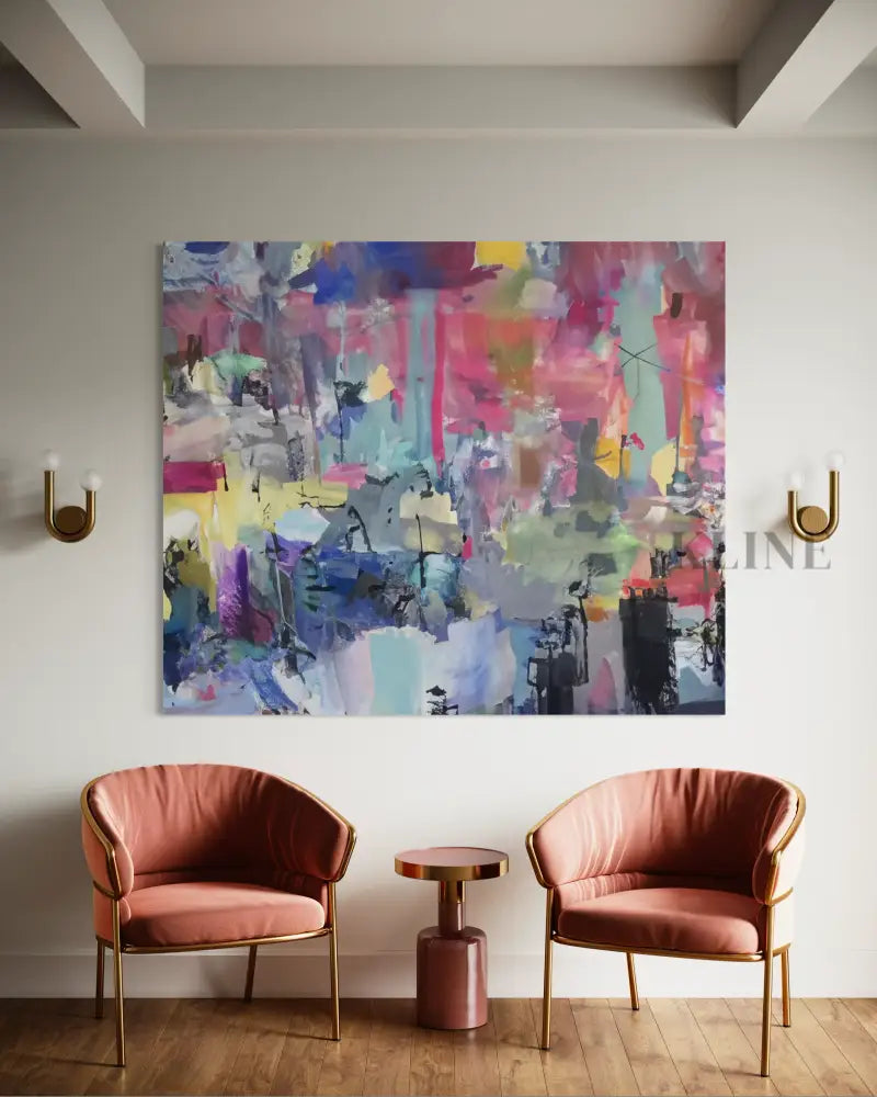 The Noise Between Thoughts - Hand Painting