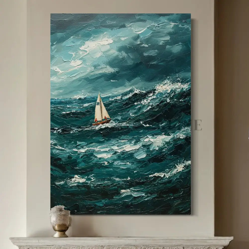 The Ocean’s Fury - Hand Painting