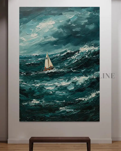 The Ocean’s Fury - Hand Painting