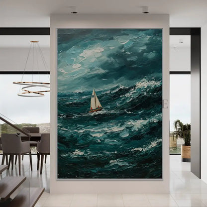 The Ocean’s Fury - Hand Painting