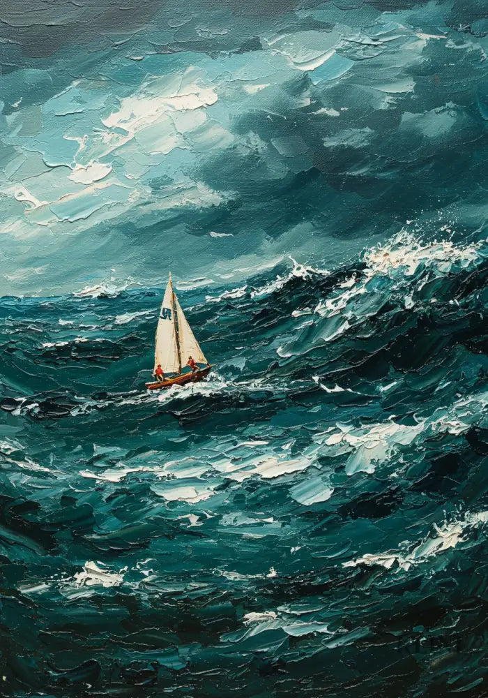 The Ocean’s Fury - Hand Painting