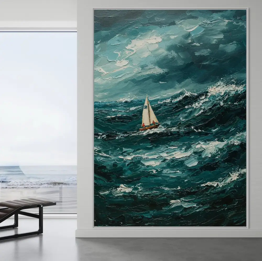 The Ocean’s Fury - Hand Painting