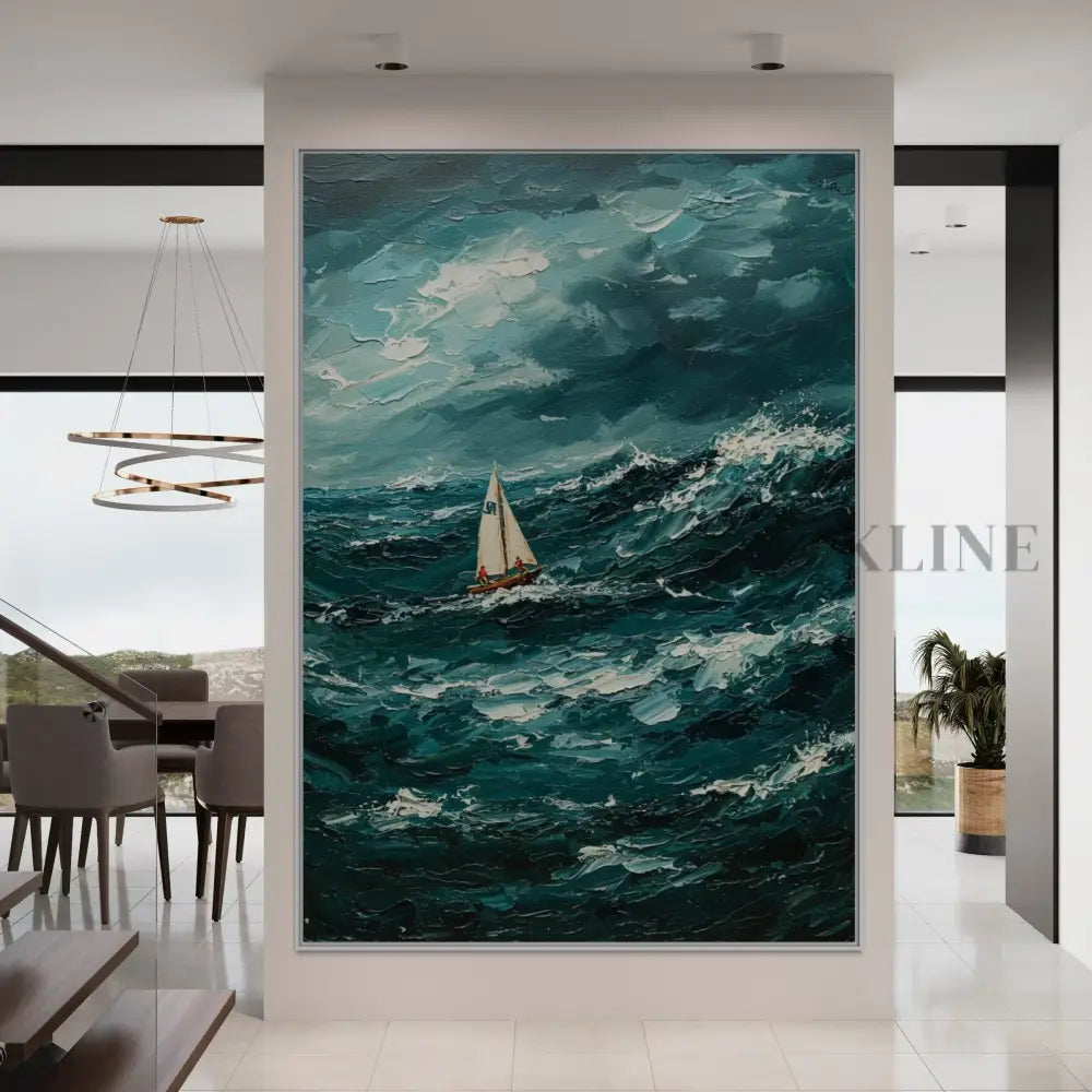 The Ocean’s Fury - Hand Painting