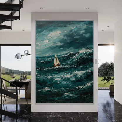 The Ocean’s Fury - Hand Painting