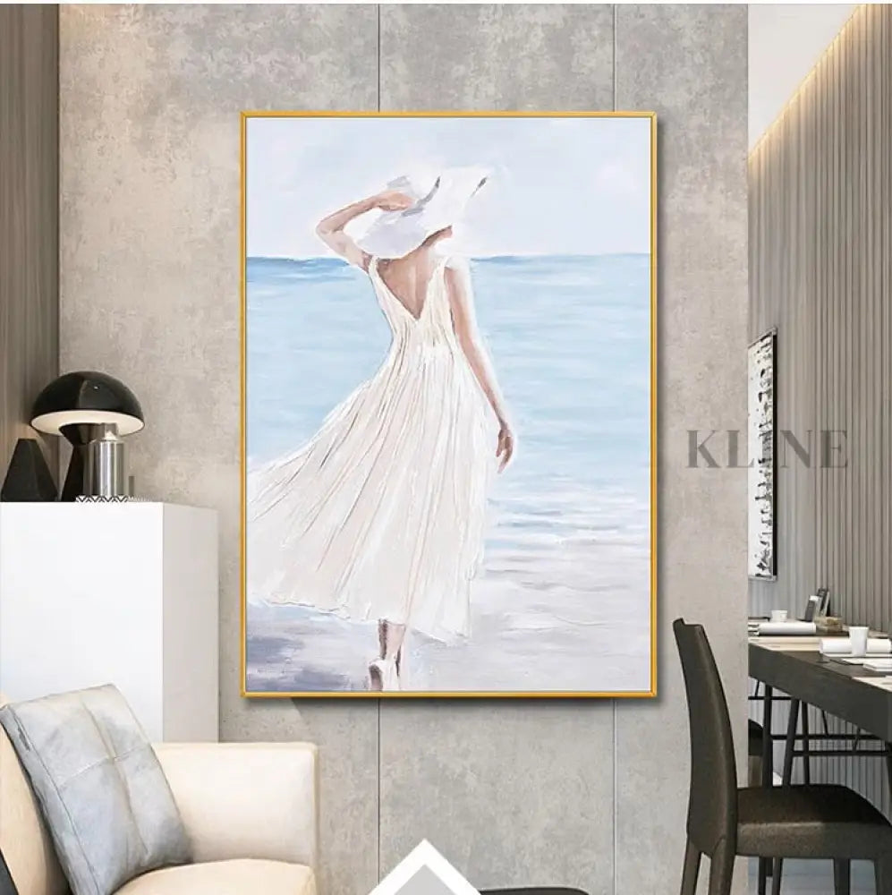The Ocean’s Reach - Hand Painting