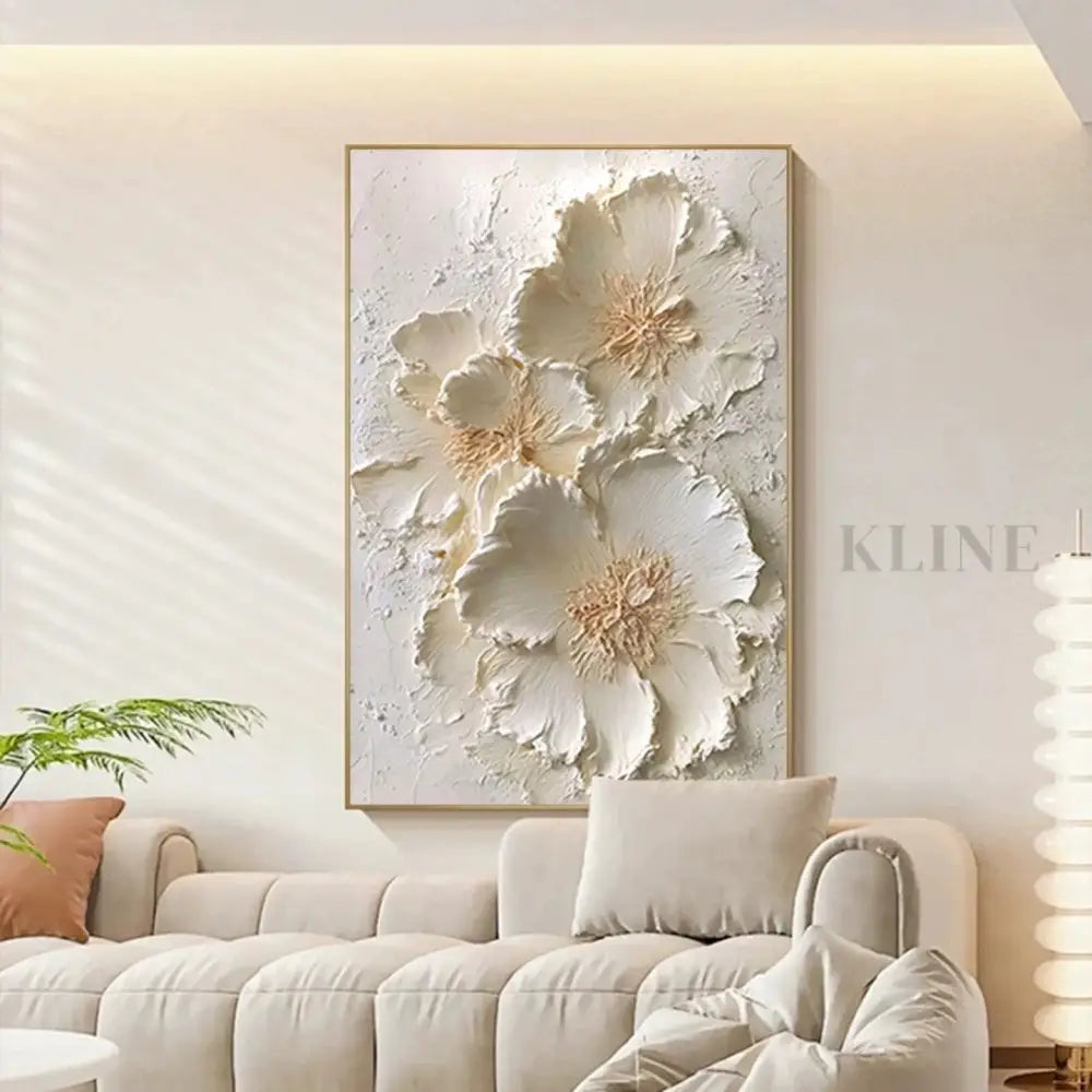 The Quiet Arrangement - Hand Painting Plaster Art