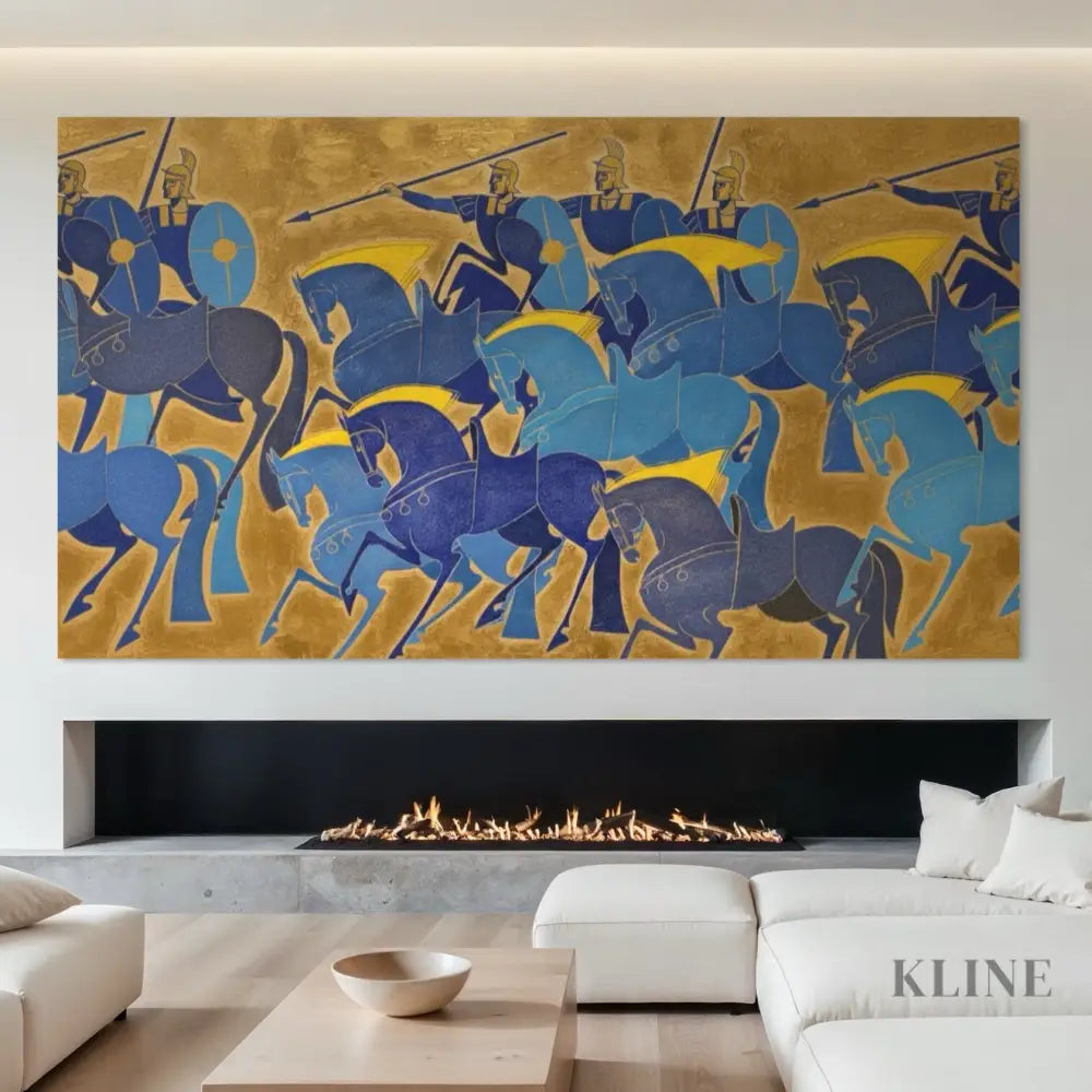 The Roman Charge - Hand Painting