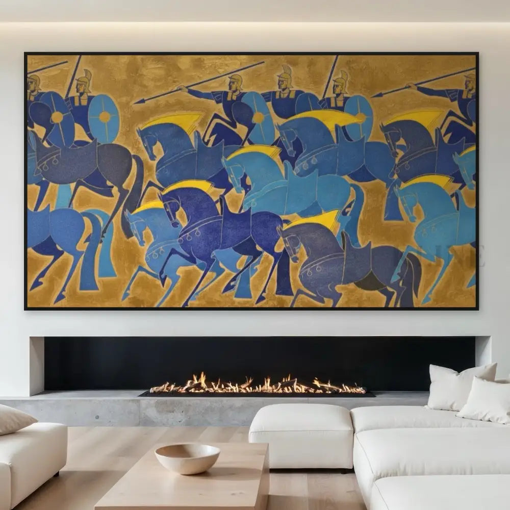 The Roman Charge - Hand Painting