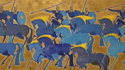 The Roman Charge - Hand Painting