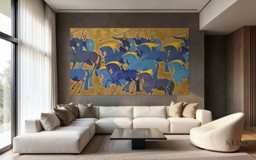 The Roman Charge - Hand Painting 