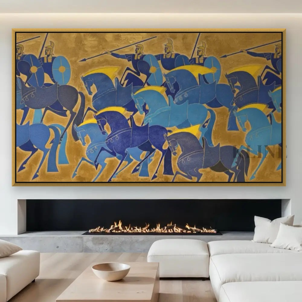 The Roman Charge - Hand Painting
