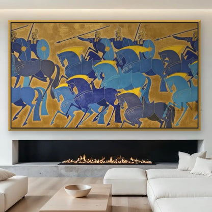 The Roman Charge - Hand Painting