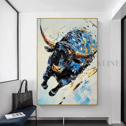 The Sapphire Charge - Hand Painting