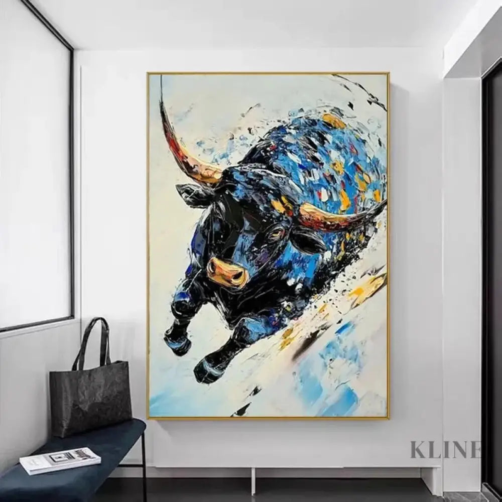 The Sapphire Charge - Hand Painting