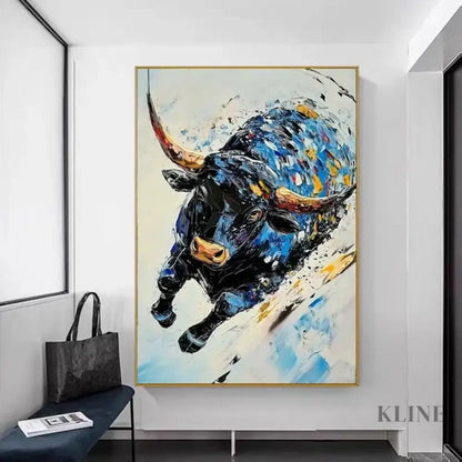The Sapphire Charge - Hand Painting