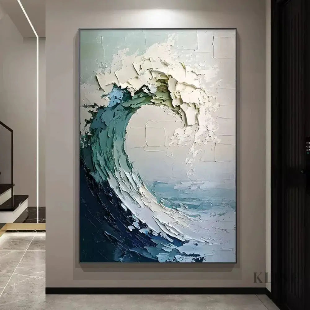 The Sculpted Sea - Hand Painting