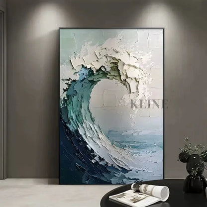 The Sculpted Sea - Hand Painting