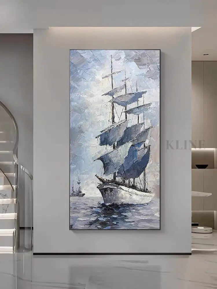 The Sea Calls My Name - Hand Painting