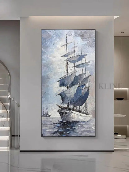 The Sea Calls My Name - Hand Painting