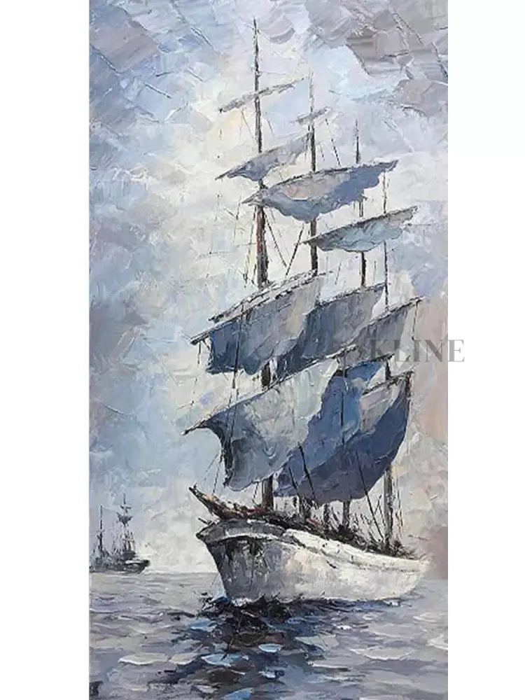 The Sea Calls My Name - Hand Painting