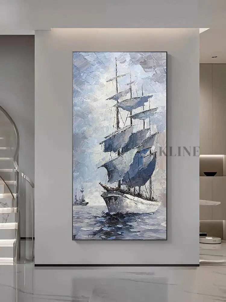 The Sea Calls My Name - Hand Painting Oferta de viernes negro