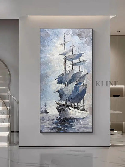 The Sea Calls My Name - Hand Painting