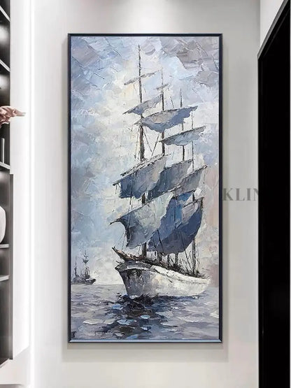 The Sea Calls My Name - Hand Painting
