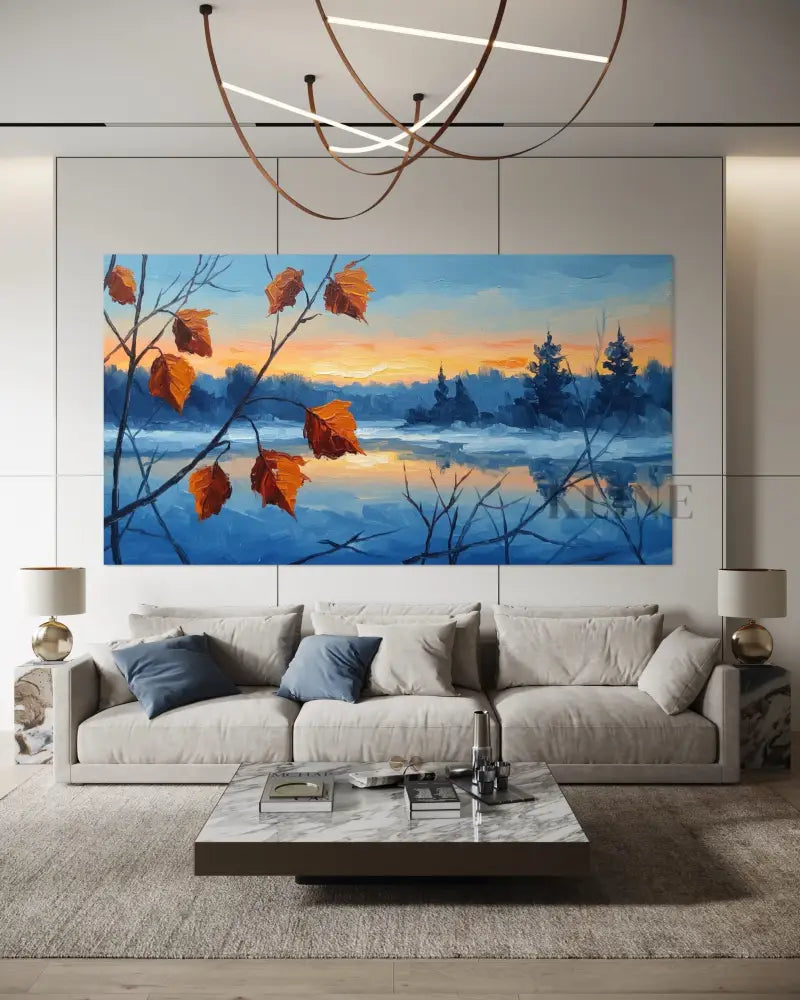 The Shortening Light - Hand Painting Dining Room Wall Art
