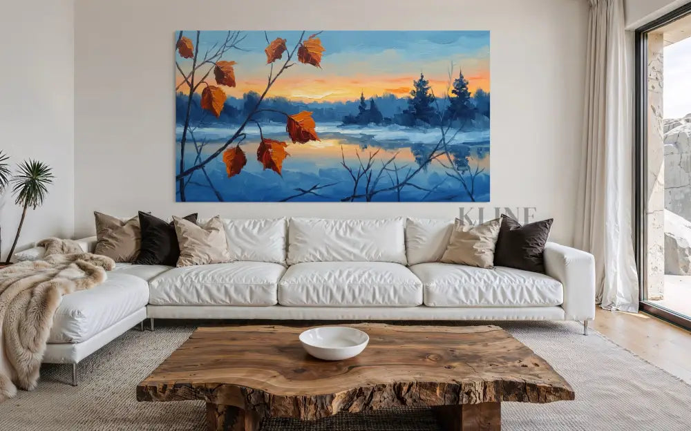 The Shortening Light - Hand Painting Dining Room Wall Art