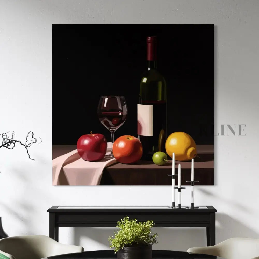 The Sommelier’s Pause - Hand Painting