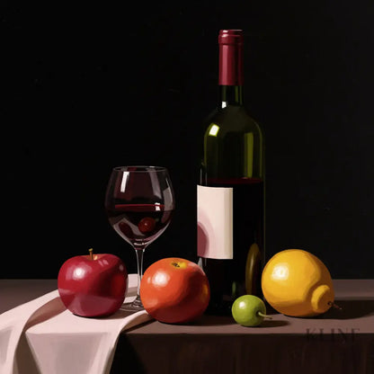 The Sommelier’s Pause - Hand Painting