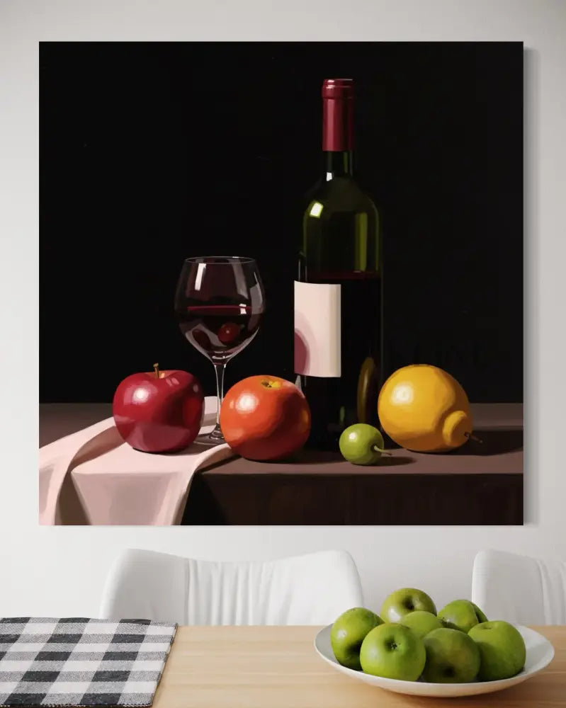 The Sommelier’s Pause - Hand Painting