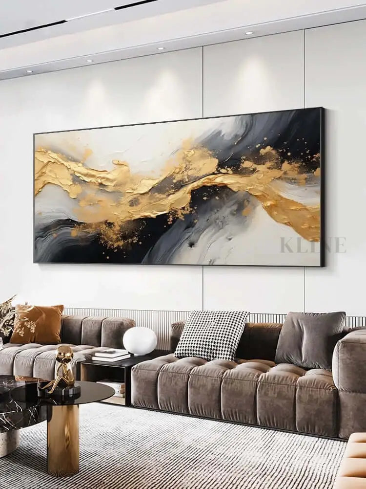 The Stream of Graceful Galaxies - Hand Painting 