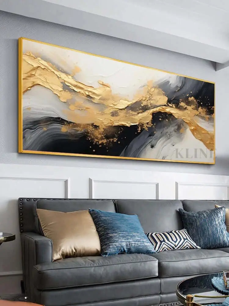 The Stream of Graceful Galaxies - Hand Painting 