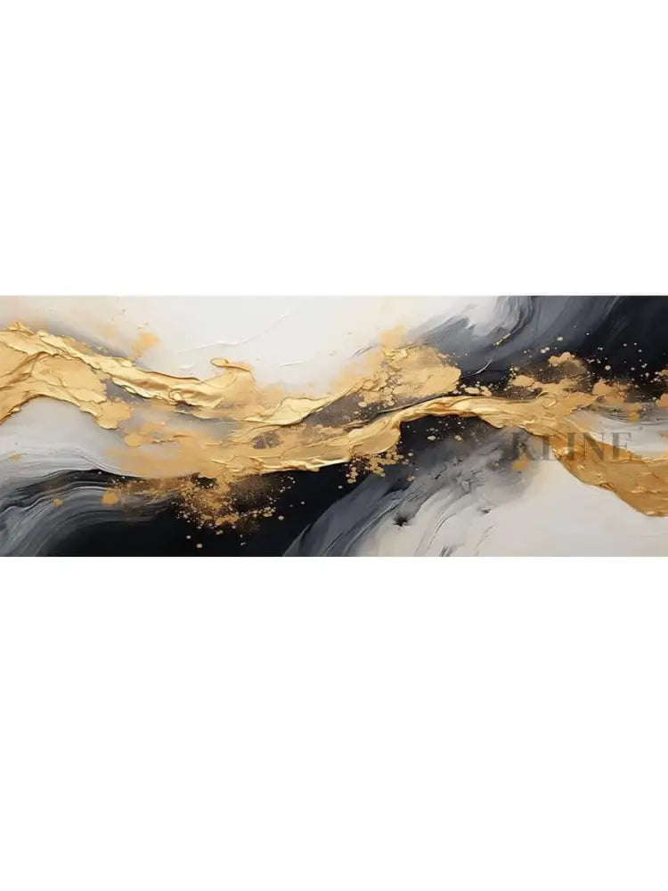 The Stream of Graceful Galaxies - Hand Painting 