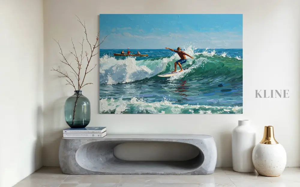 The Summer Current - Hand Painting