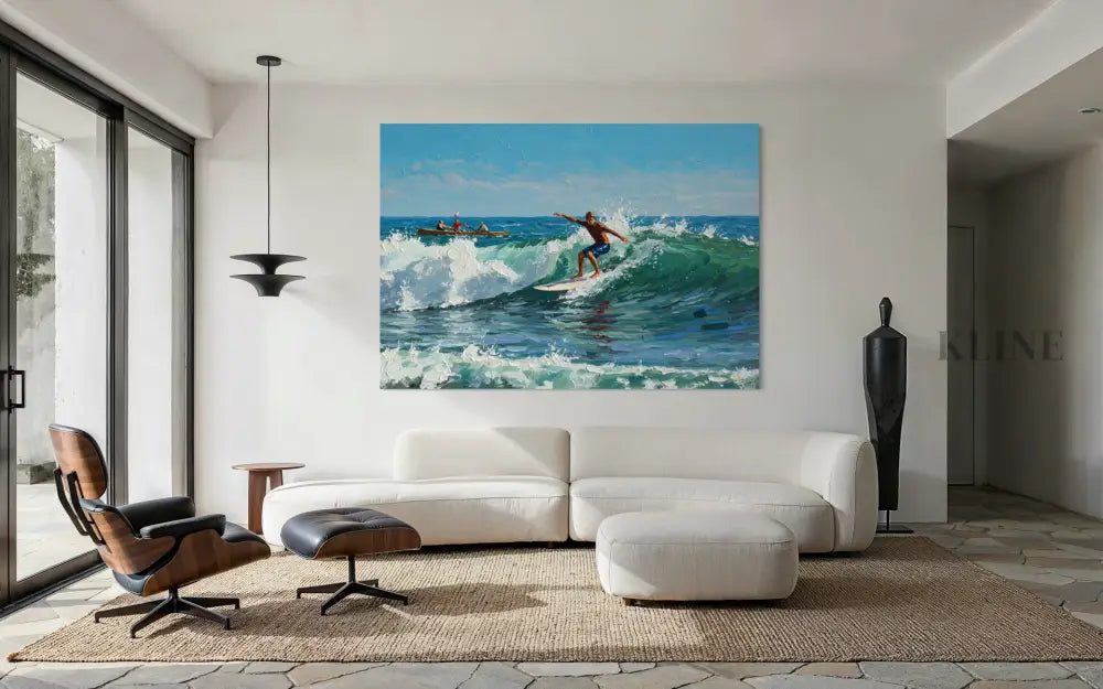 The Summer Current - Hand Painting